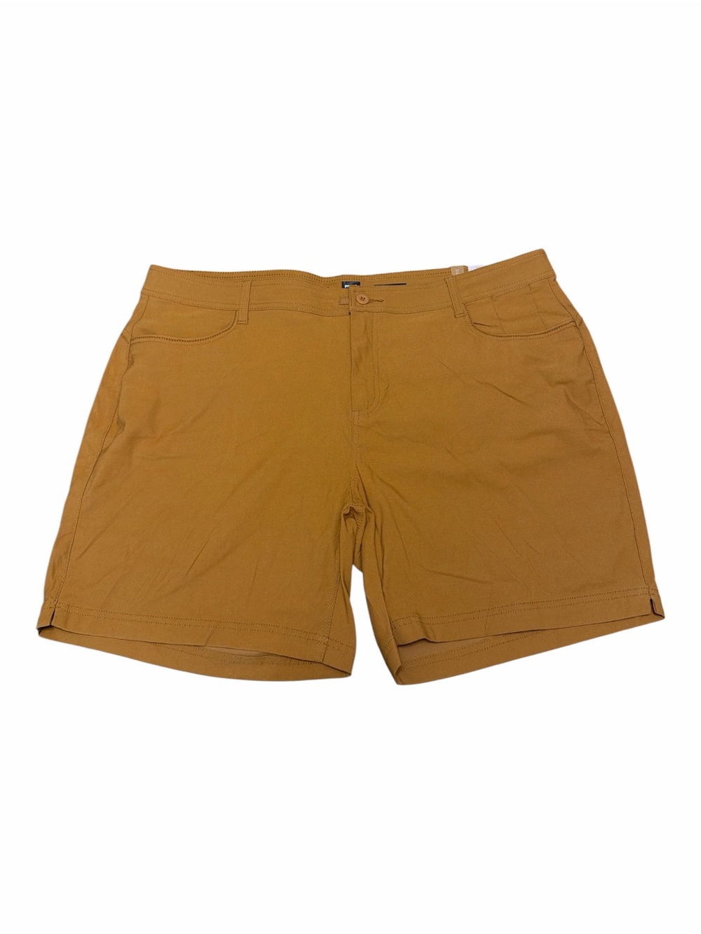 Gorpcore Hiking Shorts Womens 20W Prana Halle II Brown Travel Stretch NWT